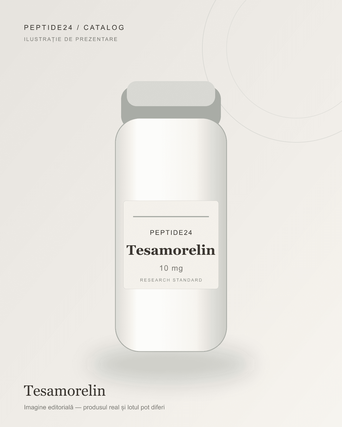 Ilustrație de prezentare pentru Tesamorelin 10 mg