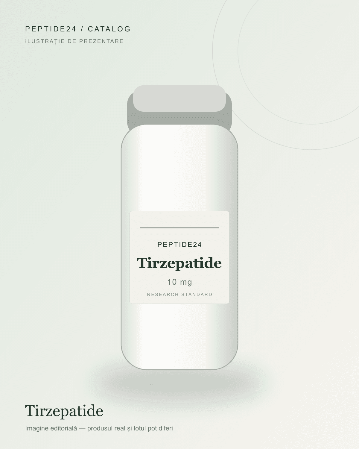 Ilustrație de prezentare pentru Tirzepatide 10 mg